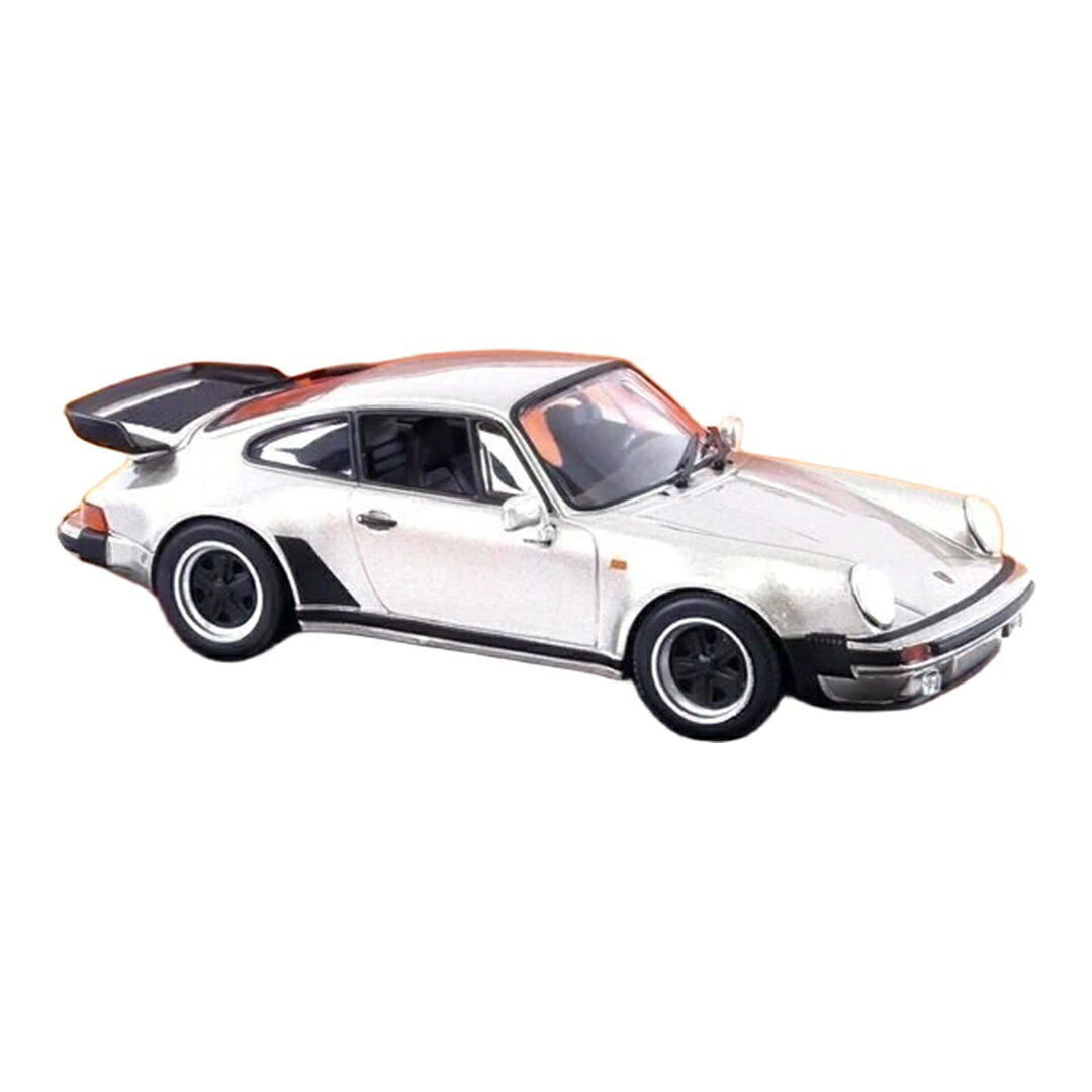 ポルシェ 911 ターボ 3.3 1977 しろがね色 / Maxichamps 1/43 ミニカー ミニカー・トイカー-おもちゃ