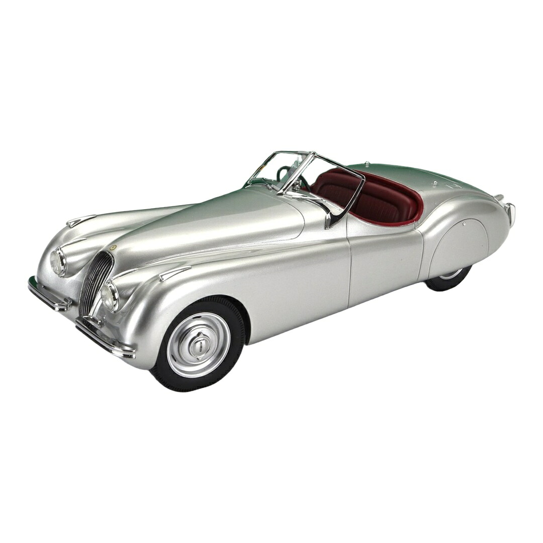 【予約】 Jaguarジャガー XK120 OTS Spiderスパイダー Cabrioletカブリオレ Openオープン 1948 シルバー / Cult-Scale 1/18 ミニカー