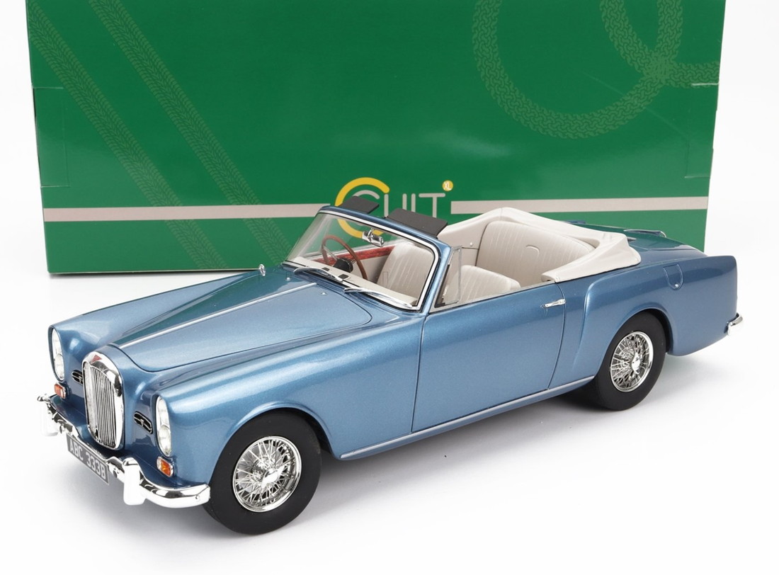 【予約】 ALVISアルヴィス TE21 DHC CABRIOLETカブリオレ OPENオープン 1963 ブルーメタリック / Cult-Scale 1/18 ミニカー