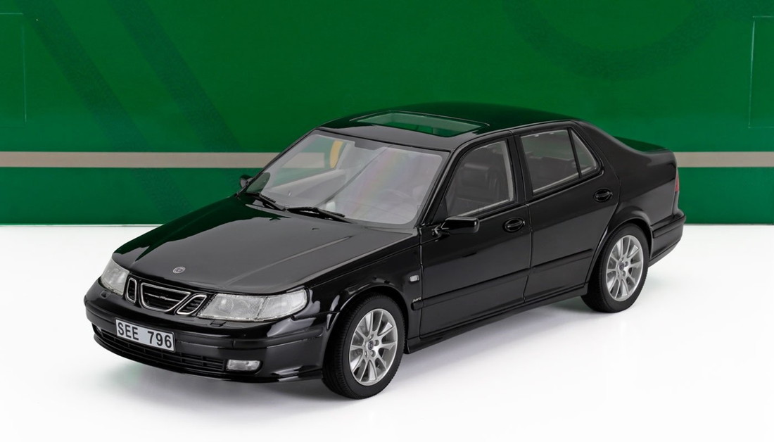 【予約】 SAABサーブ 9 5 TURBOターボ AEROエアロ 1998 BLACKブラック / Cult-Scale 1/18 ミニカー