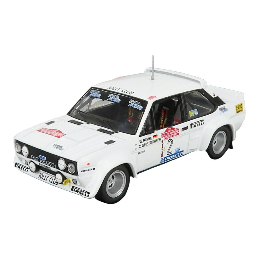 Fiat軍配 131 Abarthアバルト #2 ラリーサンレモ 1980 W.Rohrl C.Geistdorfer 白いこと / CMR 1/43 ミニカー