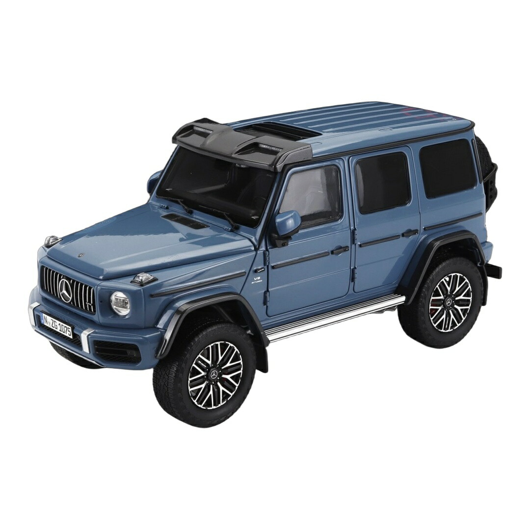 MERCEDES BENZメルセデスベンツ G CLASS Gクラス G63 4x4 AMG 2023 VINTAGE BLUEヴィンテージブルー / NZG 1/18 ミニカー