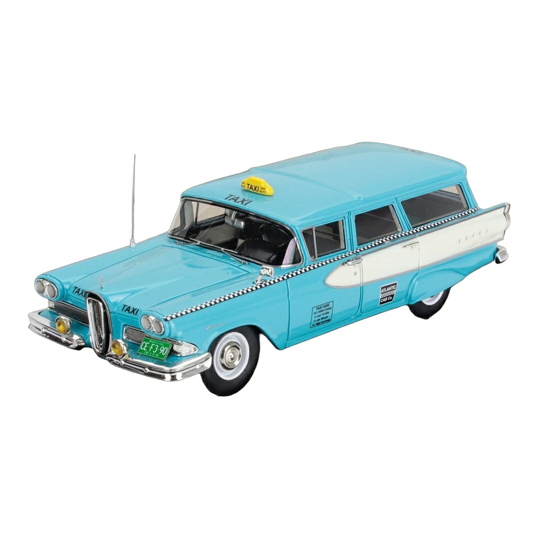 【予約】2026年発売予定 Edselエドセル Villagerヴィレジャー 1958 Taxiタクシー ライトブルーホワイト / ESVAL 1/43 ミニカー