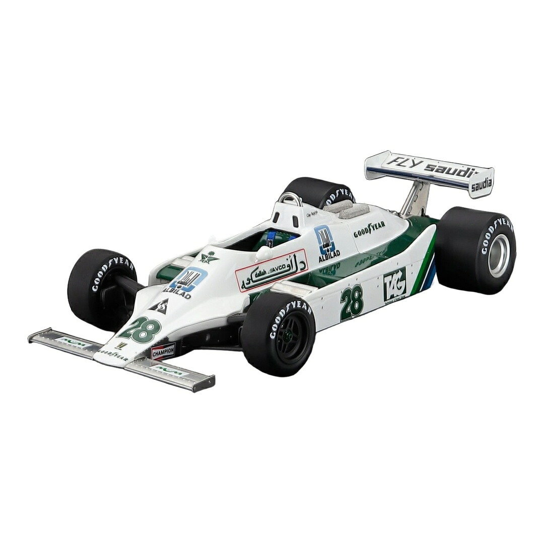 Williamsウィリアムズ F1 FW07 Ford #28 Clay Regazzoni 優勝 イギリスGP 1979 ホワイト/グリーン 限定版 / GP Replicas 1/18 ミニカー｜ラストホビー