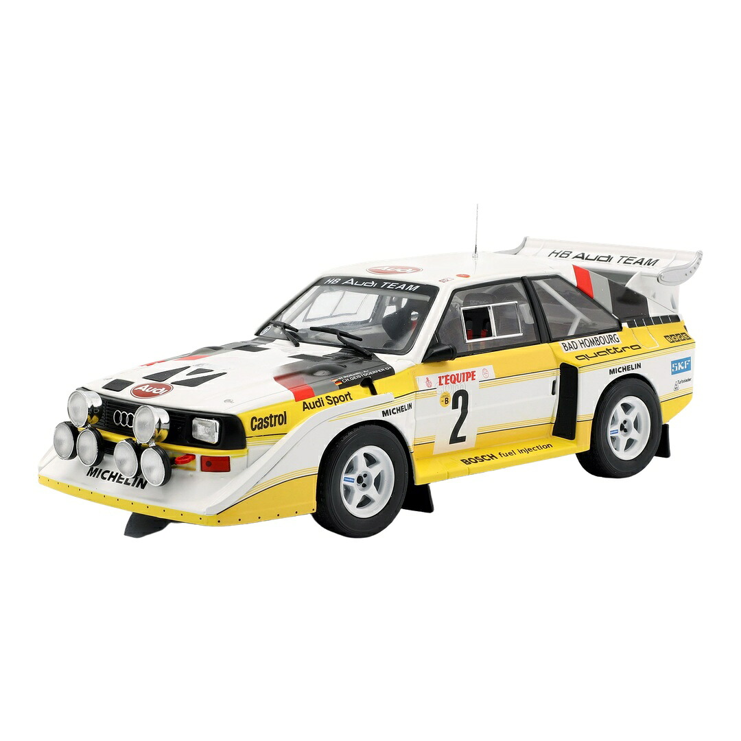 【予約】 Audiアウディ Quattroクワトロ Sportスポーツ S1 ナイトバージョン #2 1986 ラリーモンテカルロ Walter Rohrl / IXO 1/18 ミニカー｜ラストホビー