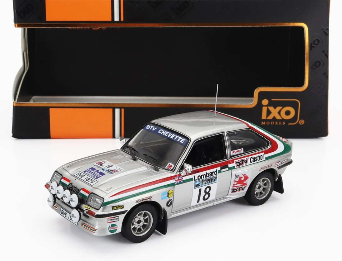 【予約】 Vauxhallボクスホール Chevetteシェベット HSR night version No.18 Rally RAC Lombard 1980 Jimmy McRae M / IXO 1/43 ミニカー