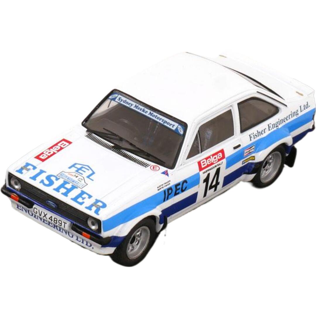 Fordフォード Escortエスコート MK2 RS 1800 No.14 Haspengouwrally 1981 Fisher/Frazer / IXO 1/43 ミニカー