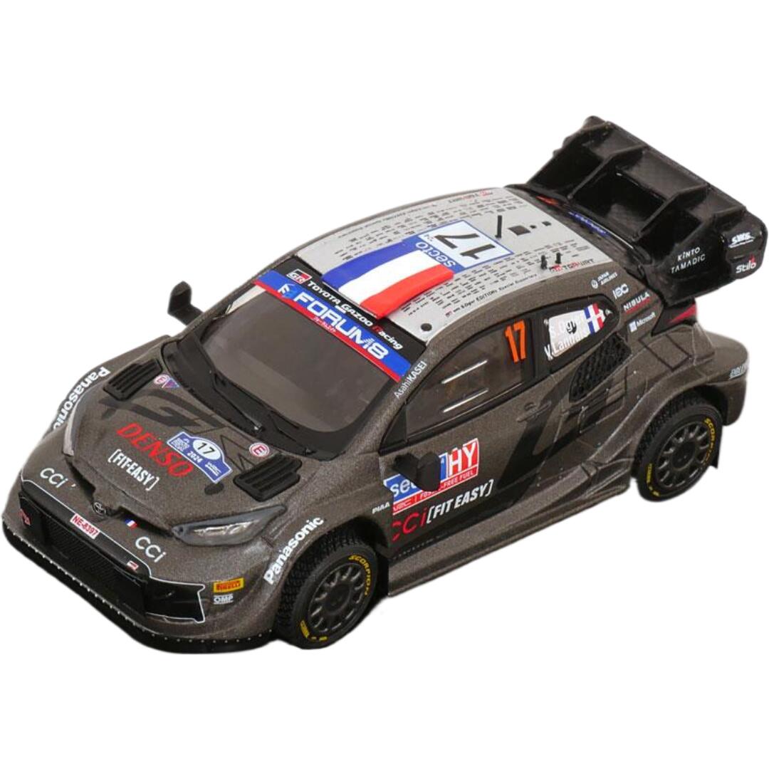 Toyotaトヨタ GR Yarisヤリス Rally1 Hybrid Winner Rally Finlandフィンランド 2024 Ogier Landais / IXO 1/43 ミニカー