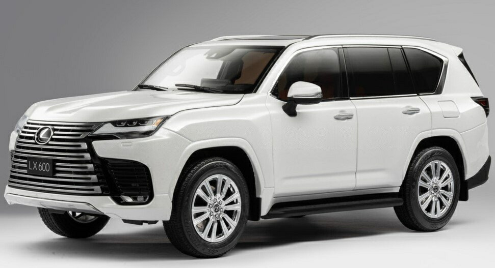 【予約】2026年発売予定 Lexusレクサス LX600 2024 ホワイト / LCD 1/18 ミニカー