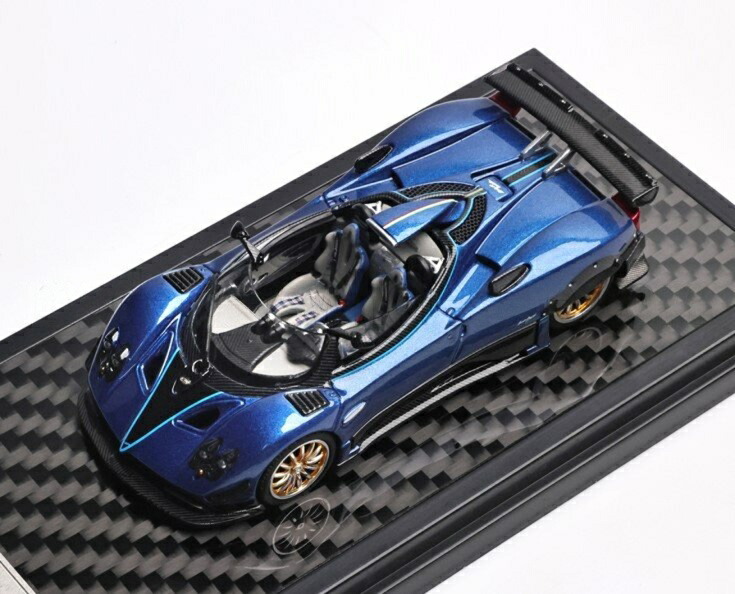 【取って置く】2026年発売予定を組む PAGANIパガーニ ZONDAゾンダ HP BARCHETTAバルケッタ 2018 青色黒いこと / LCD 1/64 ミニカー 車-おもちゃ-乗り物のおもちゃ