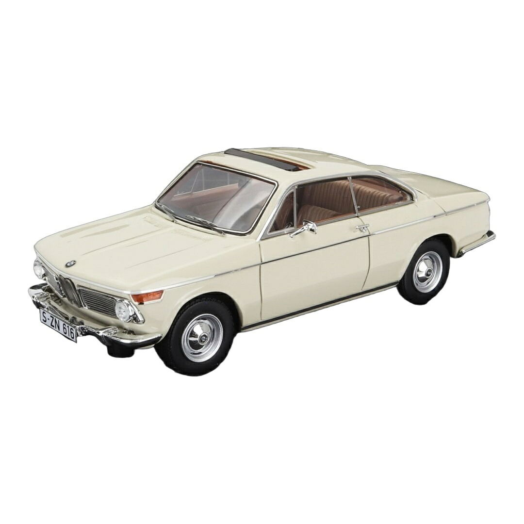 【予約】 BMWビーエムダブリュー 1602 BAURバウアー COUPEクーペ 1967 クリーム / Matrix 1/43 ミニカー