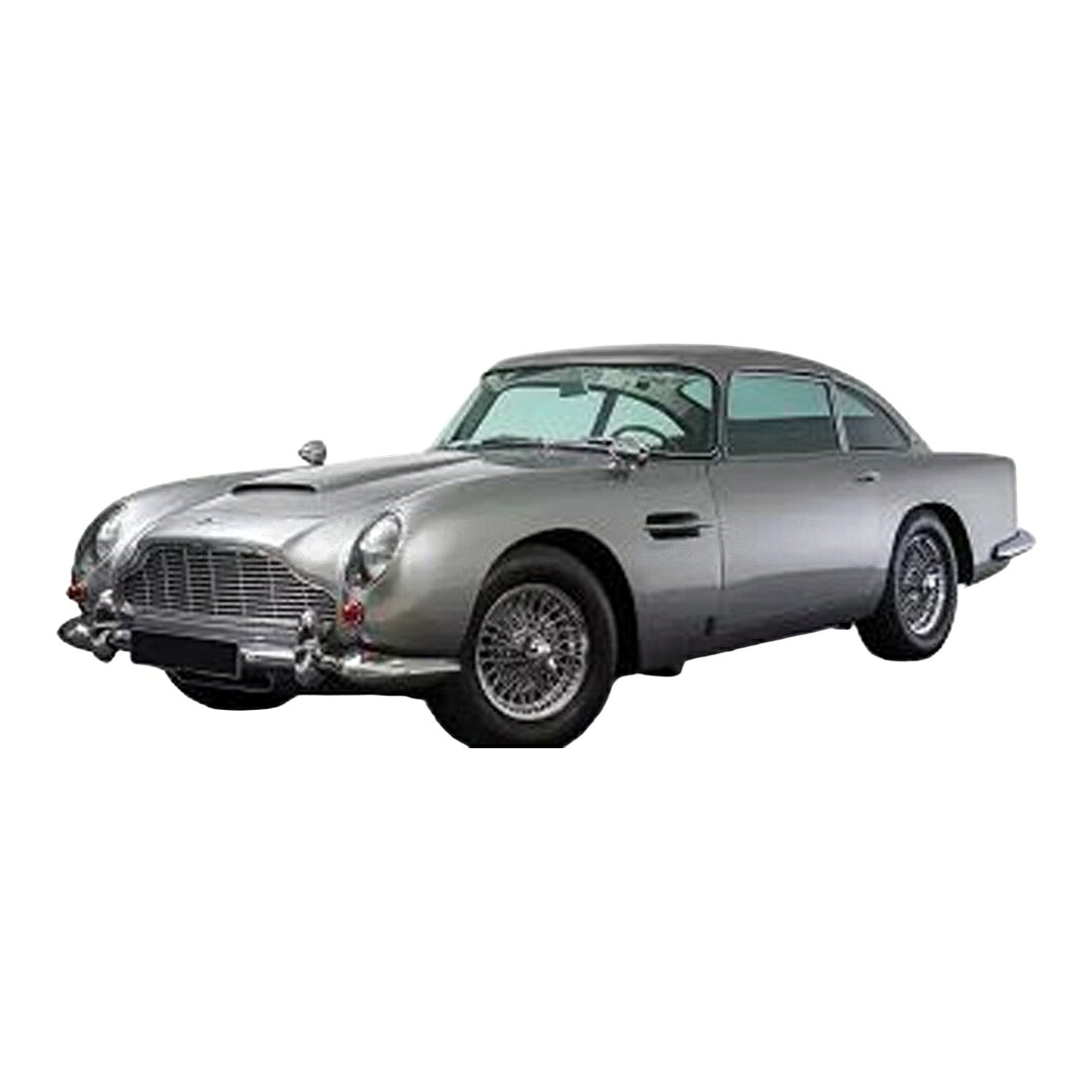 【取って置く】2026年発売予定を組む Aston Martinアストンマーティン DB5 クーペ 1963 しろがね色 007 ウィリアム・ジェームズ・公債証書 TV続きもの / Norev 1/12 ミニカー