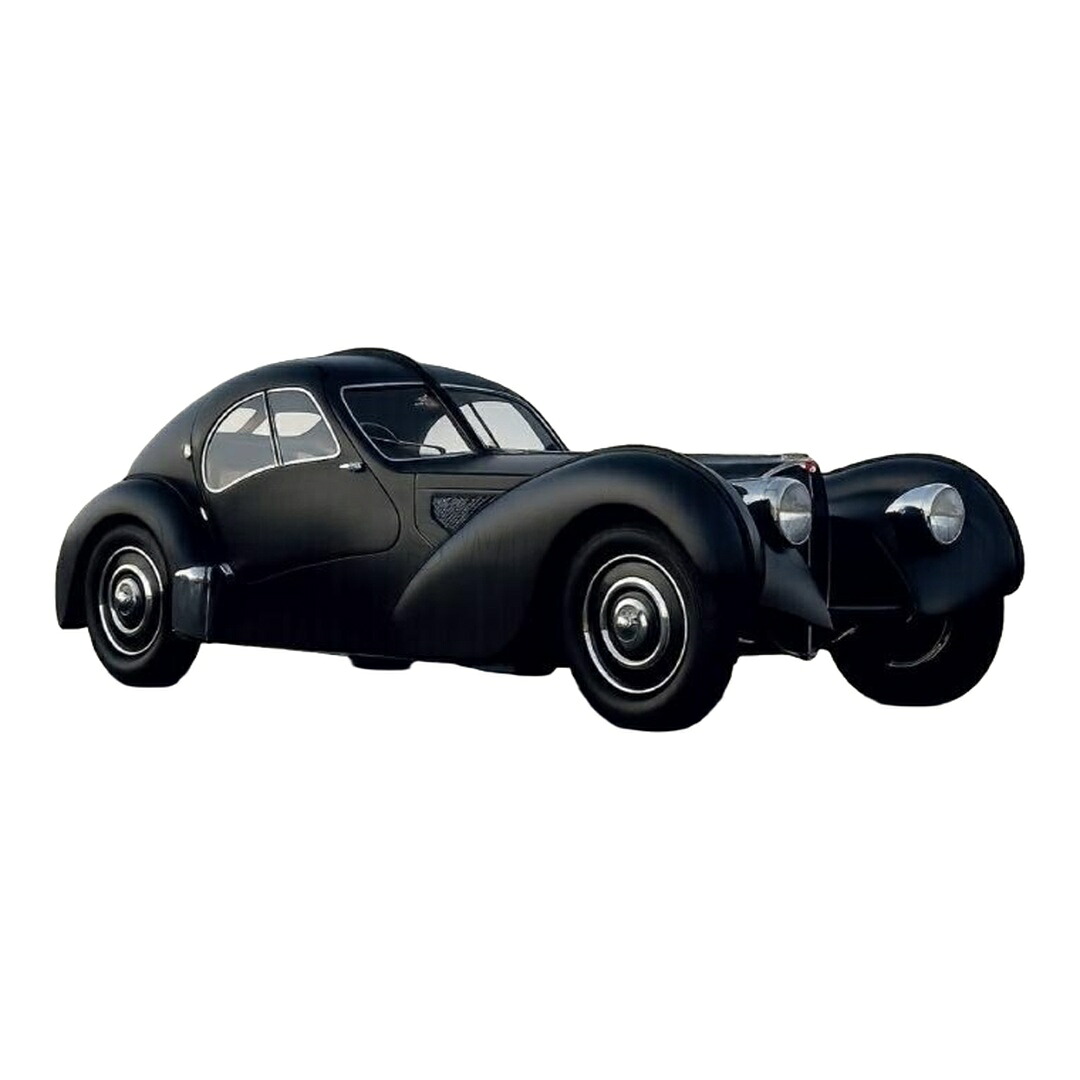 【取っておく】2026年発売予定を組む Bugattiブガッティ Type 57 SC Atlantic 1937 黒いこと / Norev 1/12 ミニカー