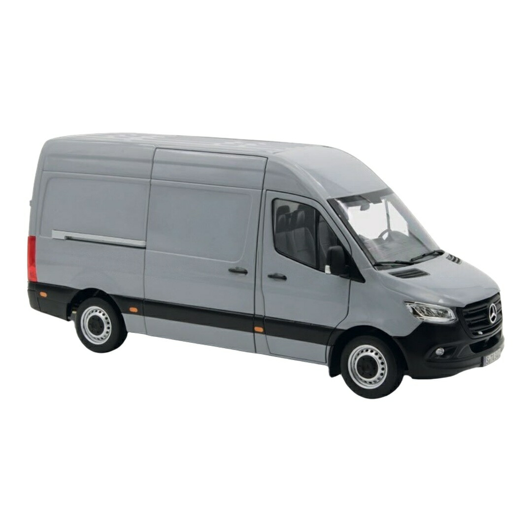 【取っておく】2026年発売予定を組む Mercedes Benzメルセデスベンツ Sprinterスプリンター バン 2018 薄墨色 / Norev 1/18 ミニカー 貨物自動車ひな形