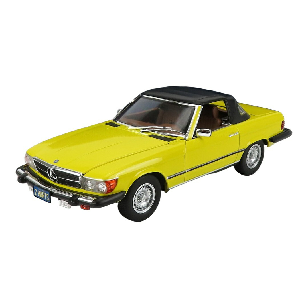 【取って置く】2026年発売予定を組む Mercedes Benzメルセデスベンツ 450SL USA変わり種 R107 カブリオレ 1979 黄色 TV続きもの Hart to Hart仕 / Norev 1/18 ミニカー