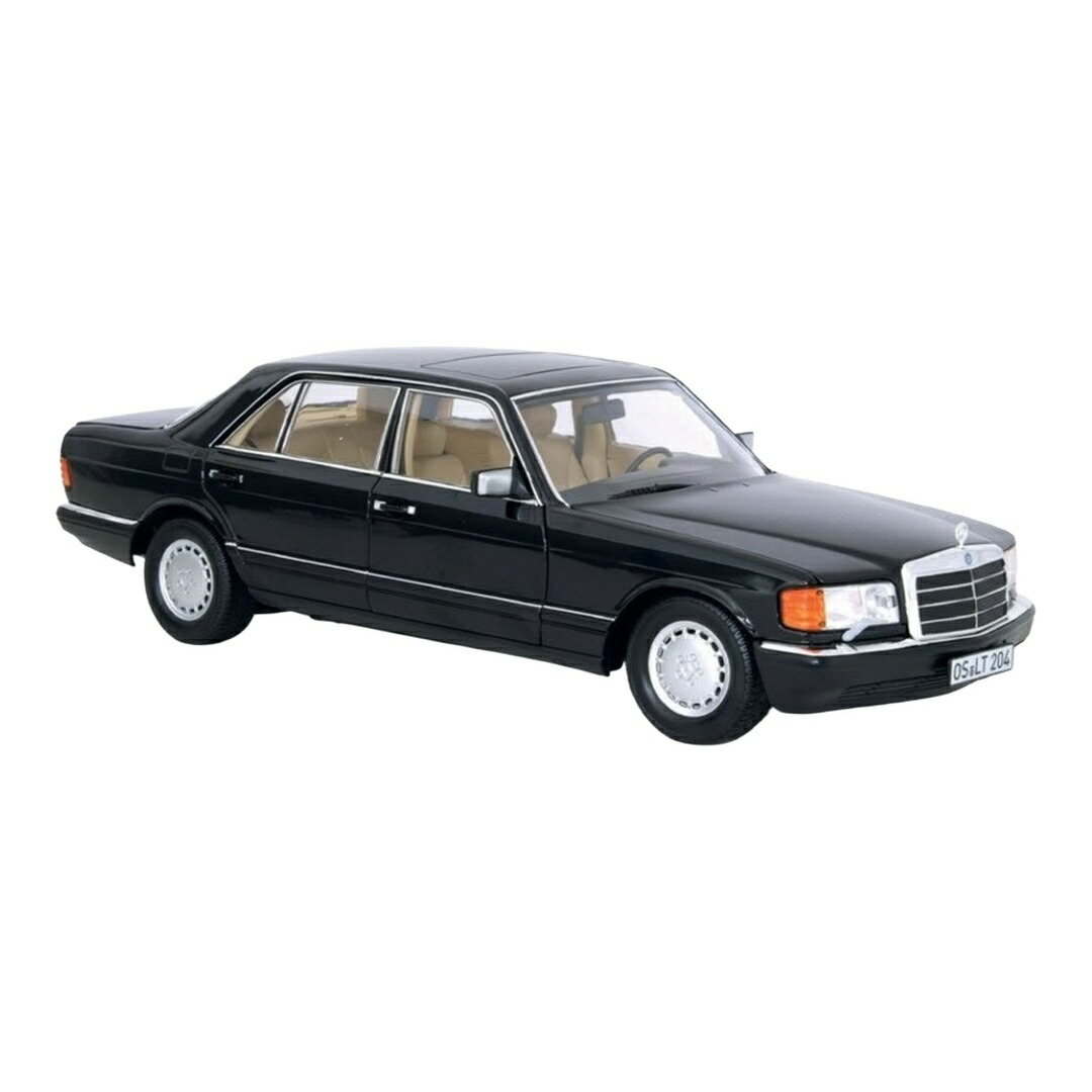 【取って置く】2026年発売予定を組む Mercedes Benzメルセデスベンツ S社会階級 560SEL W126 1991 黒いこと / Norev 1/18 ミニカー