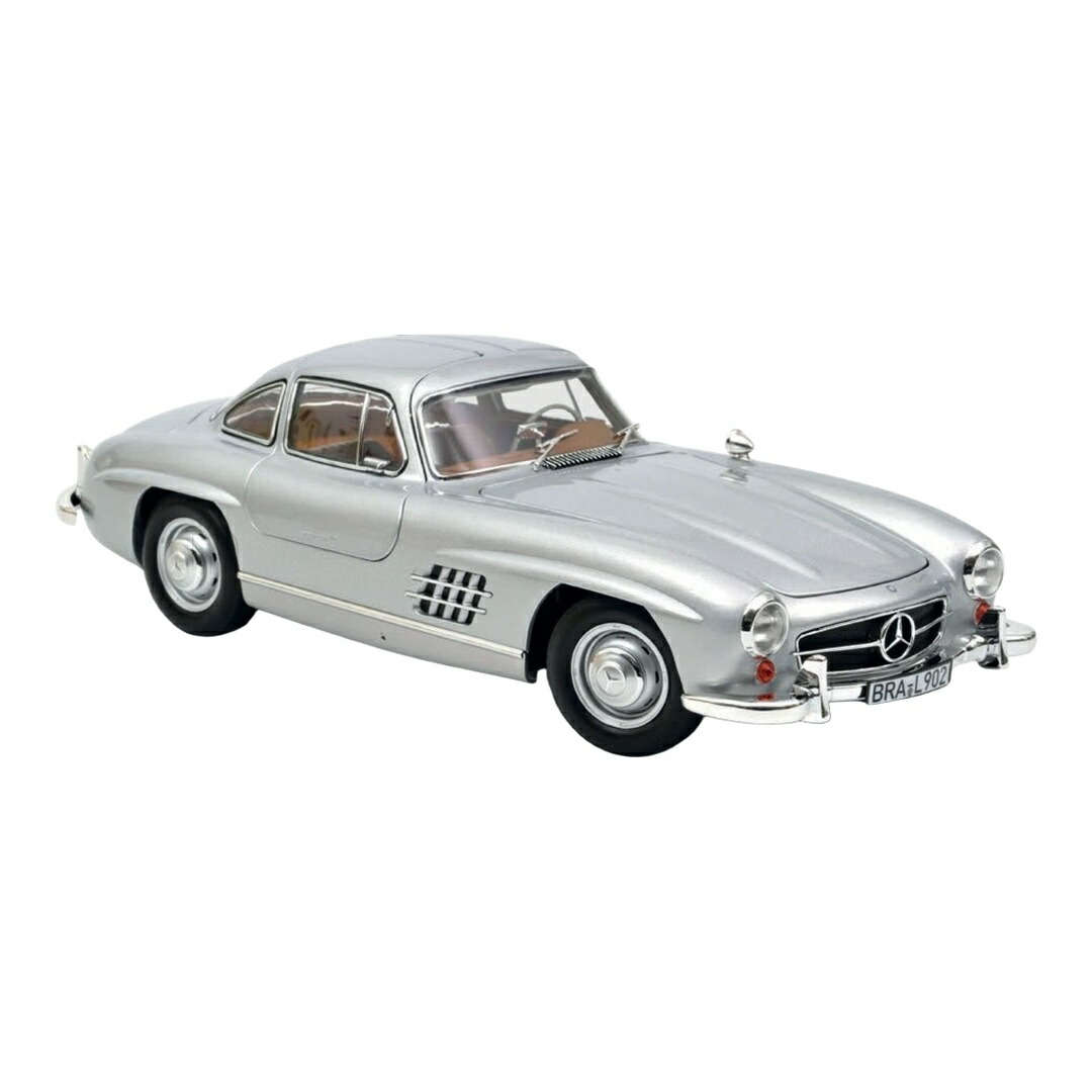 【取っておく】2026年発売予定を組む Mercedes Benzメルセデスベンツ 300SL クーペ ガルウィング W198 1954 しろがね色 / Norev 1/18 ミニカー