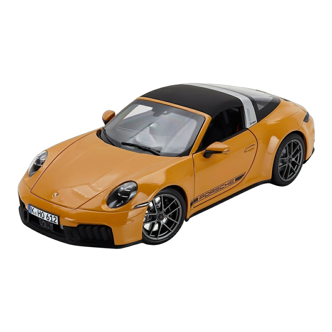 Porscheポルシェ 911 992 2 Targaタルガ 4 GTS 2025 Yellow黄色 / Norev 1/18 ミニカー