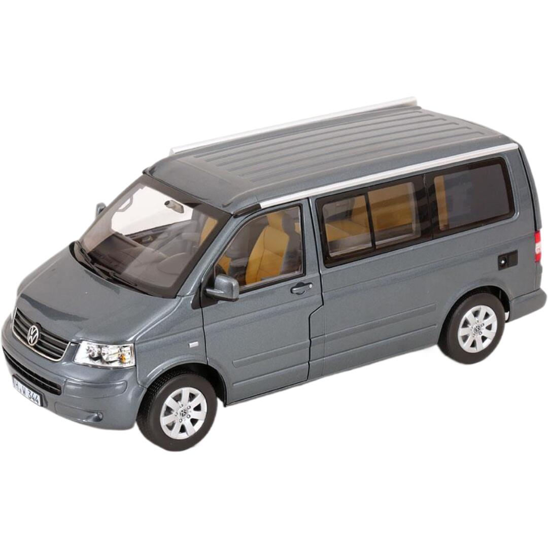 VWフォルクスワーゲン T5 Bus2階建てバス California黄金州 2003 グレーメタリック 押さえる1000台 / Norev 1/18 ミニカー
