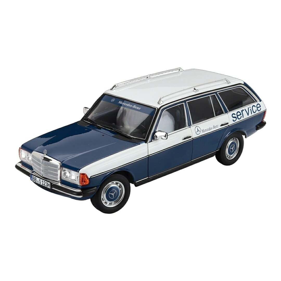 MERCEDES BENZメルセデスベンツ E CLASS E位置付け 200TE SW STATION WAGON T MODEL (S123) MERCEDES CAR SERVIC / Norev 1/18 ミニカー