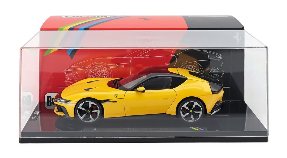 【取っておく】 FERRARIフェラーリ 12CILINDRI 2024 NUMBERED ONE BY ONE GIALLO MODENAジャッロモデナ 黄色 外国で押さえる 外国で押さえる / POLISTIL 1/18 ミニカー