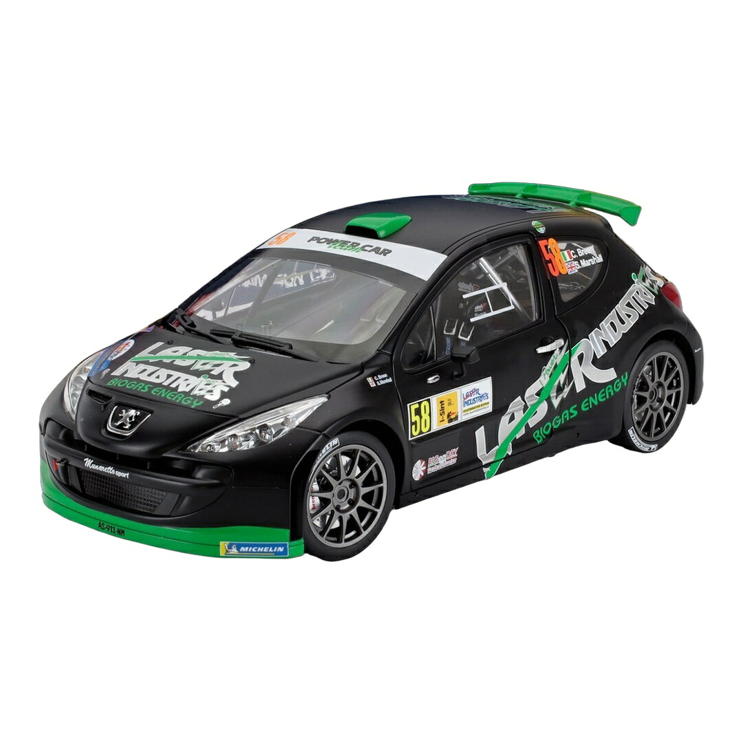 Peugeotプジョー 207 S2000 2013 N 58 Rally Monza Show Craig Breen Sebastian Marshall B 1999台限定 / Sun Star 1/18 ミニカー