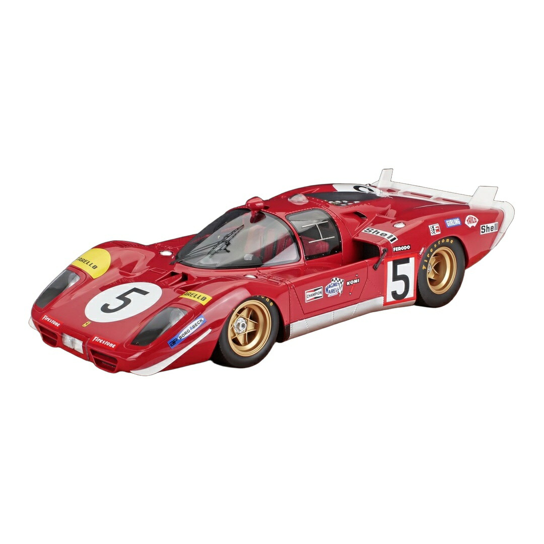 FERRARIフェラーリ 512S 5.0L V12 TEAM SEFAC SPA FERRARI No.5 24h LE MANSルマン 1970 JACKY ICKX  65台制限事項 / Tecno 1/12 ミニカー
