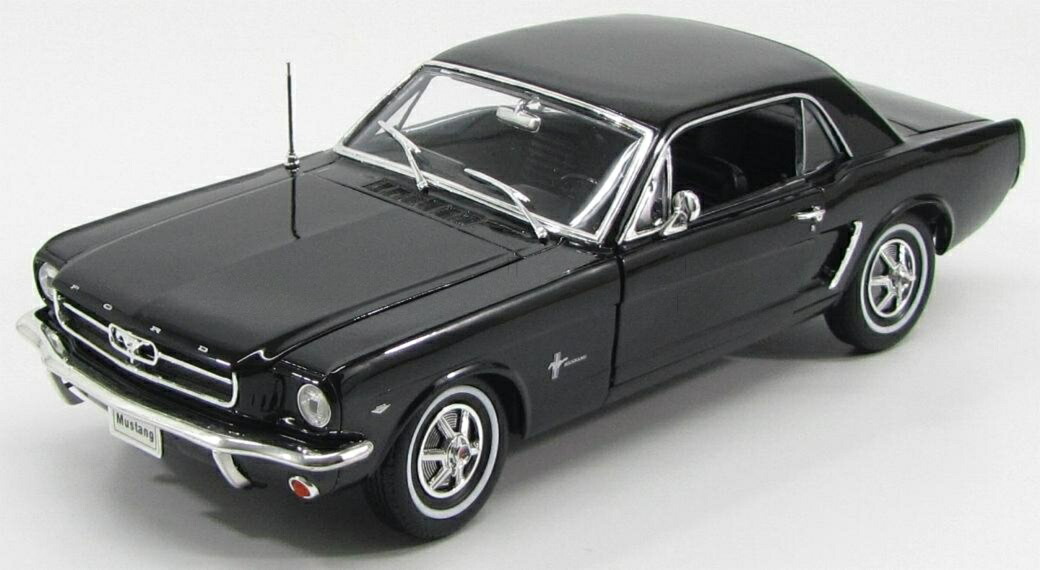 【予約】 Ford USAフォードUSA Mustangマスタング Hard-Topハードトップ 1964 ブラック / WELLY 1/18 ミニカー 11,715円