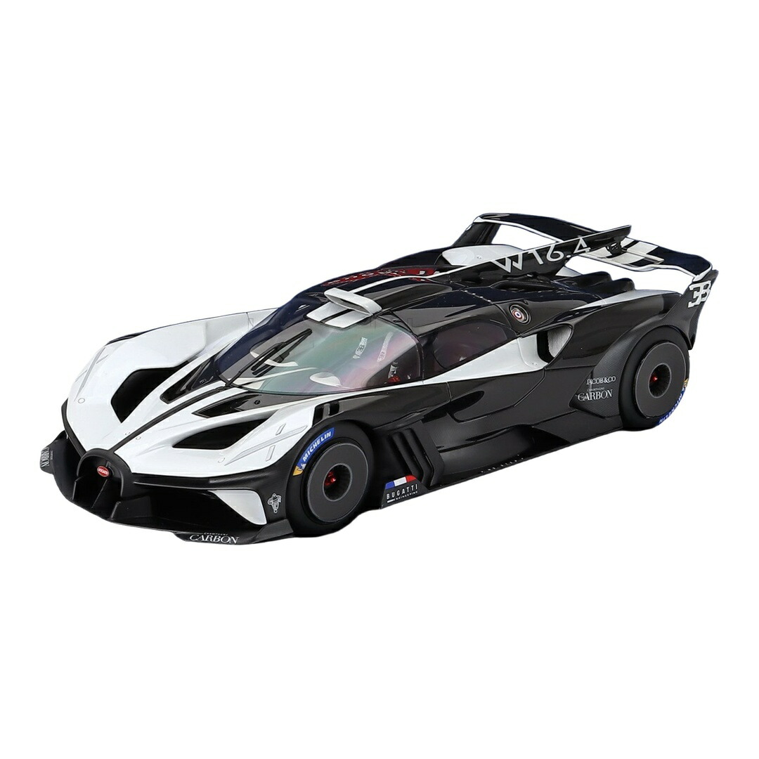 Bugattiブガッティ Bolideボリード 2020 W16.4 8.0 Four Turbo 1850hp 500粁/h Quartz Whiteクォーツホワイ / MR Collection 1/18 ミニカー