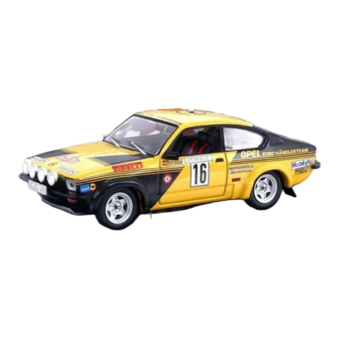 オペル カデット GT/E #16 ラリー・モンテカルロ 1976 W.渦状文/J.ベルガー 黄色 / CMR 1/43 ミニカー