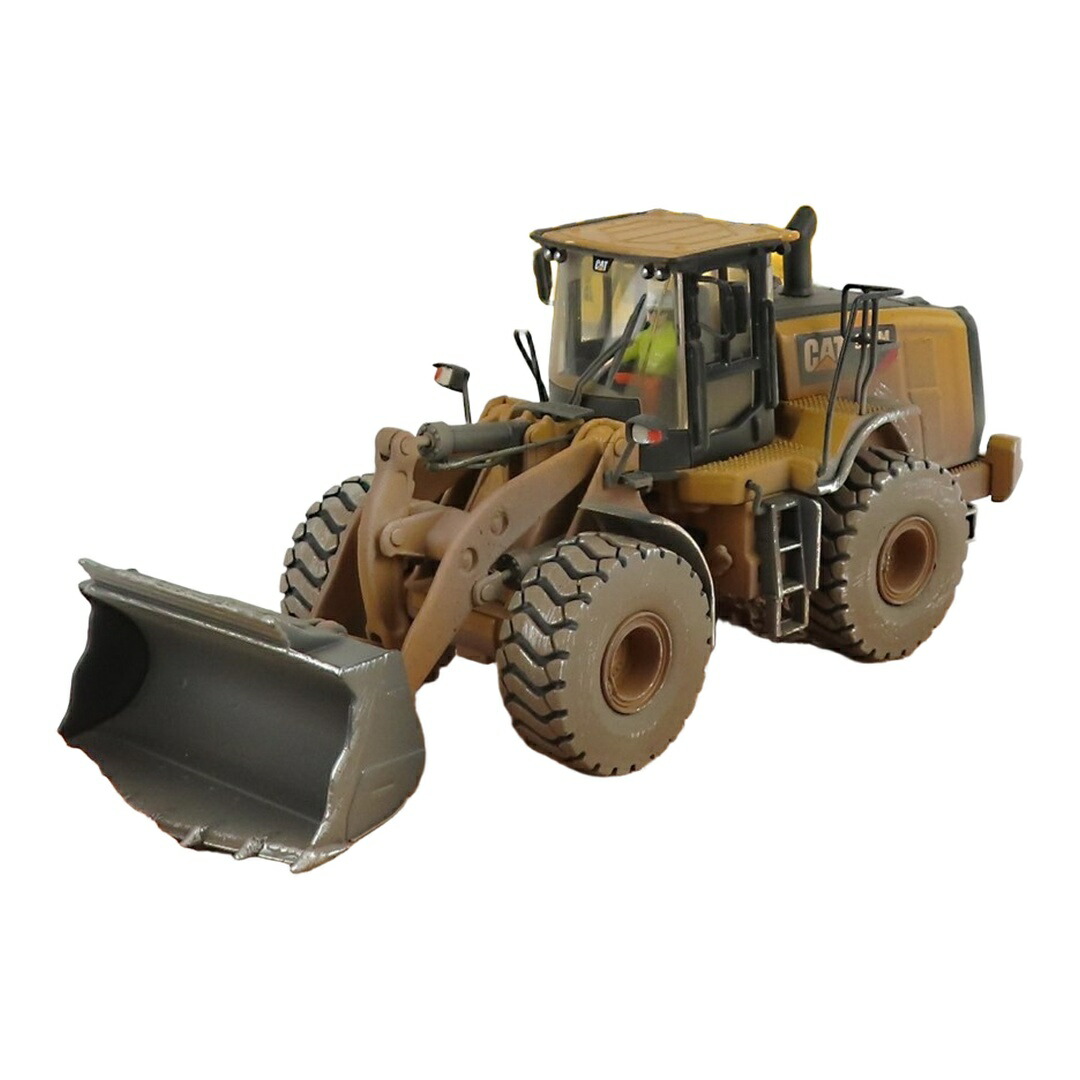 CATERPILLARキャタピラー CAT966M RUSPA GOMMATA SCRAPER TRACTOR WEATHERED MEDIUM WHEEL LOA / Diecast Masters 1/50 ミニカー