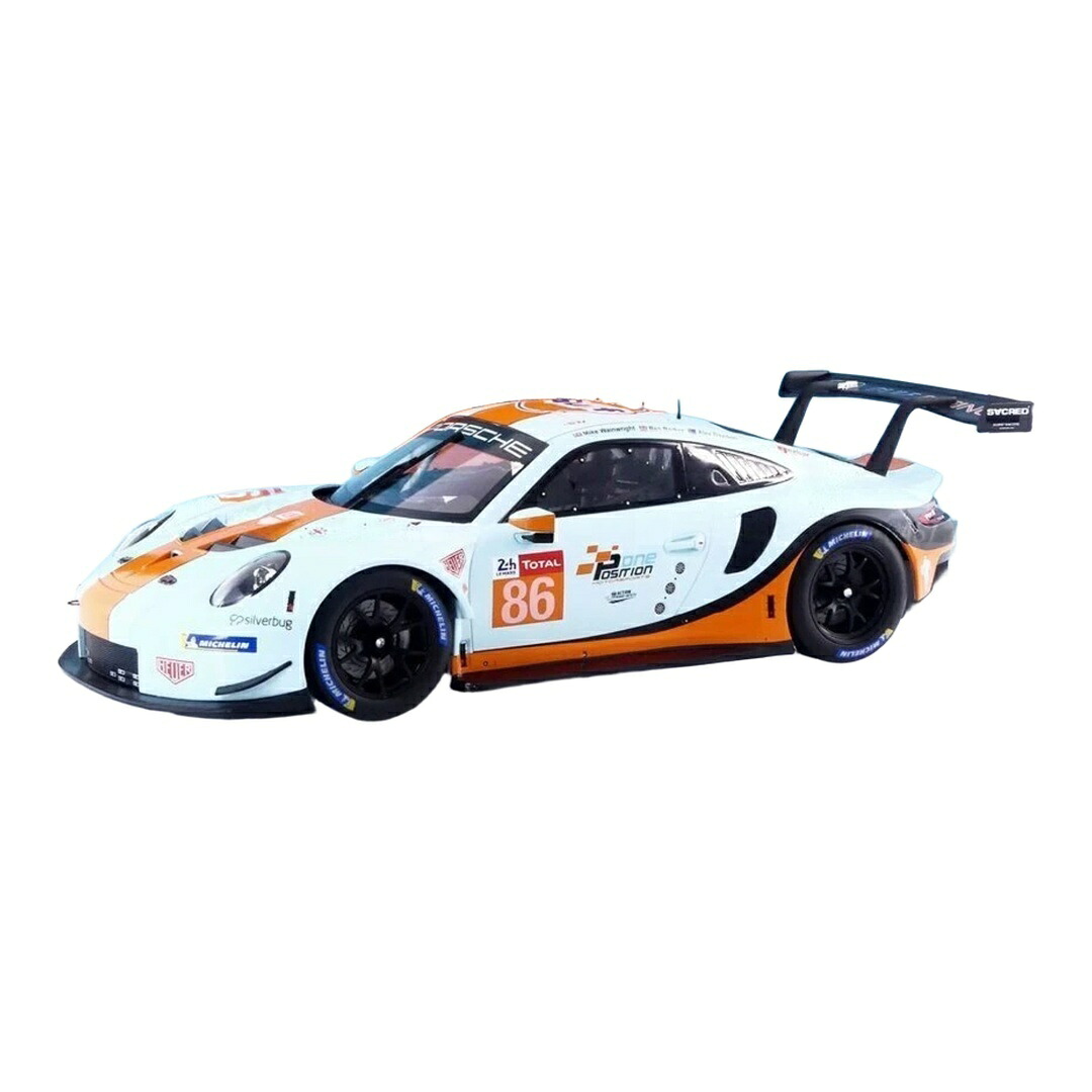 ポルシェ 911 (991) RSR #86 ル・マン24時間 2018 ホワイト / IXO 1/12 ミニカー｜ラストホビー