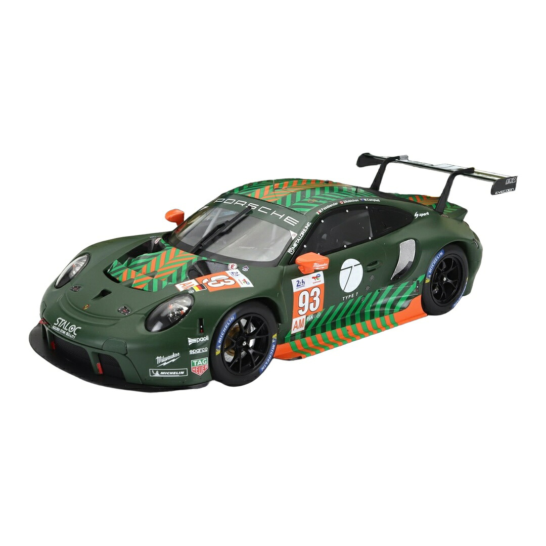 Porscheポルシェ 911 991 RSR19 4.2L 2022 Proton Competition No93 24h Le Mans Fassbender Campbell Ro / IXO 1/18 ミニカー