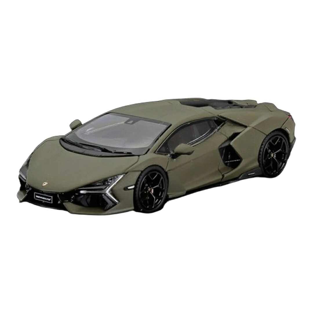 LAMBORGHINIランボルギーニ REVUELTOレヴエルト HYBRIDハイブリッド 2023 マットグリーン / LCD 1/64 ミニカー
