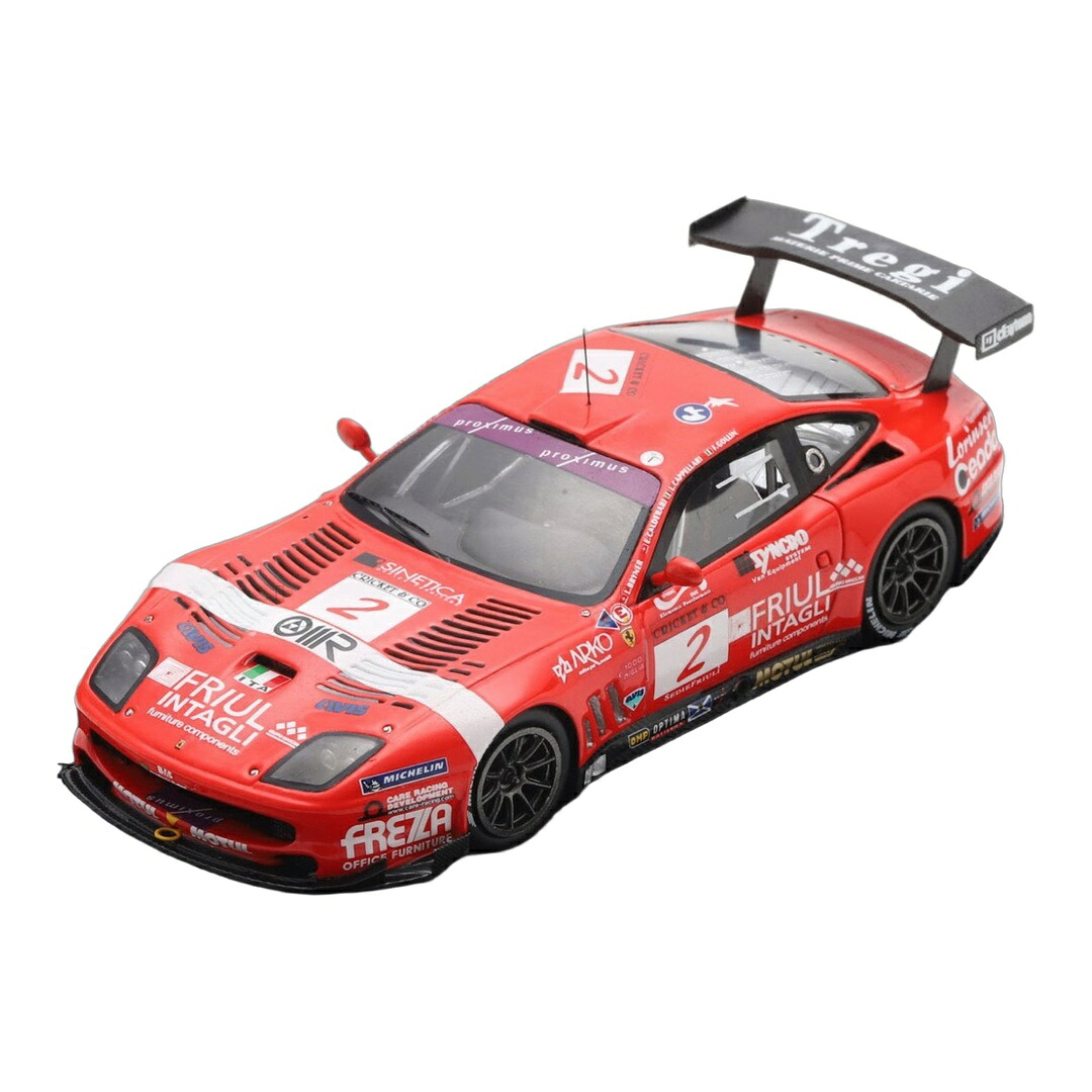 【取っておく】2026年発売予定を組む Ferrariフェラーリ 550 GTS Maranello No.2 24第四次元スパ 2004 Gollin/Cappellari/Calderar / LOOKSMART 1/43 ミニカー
