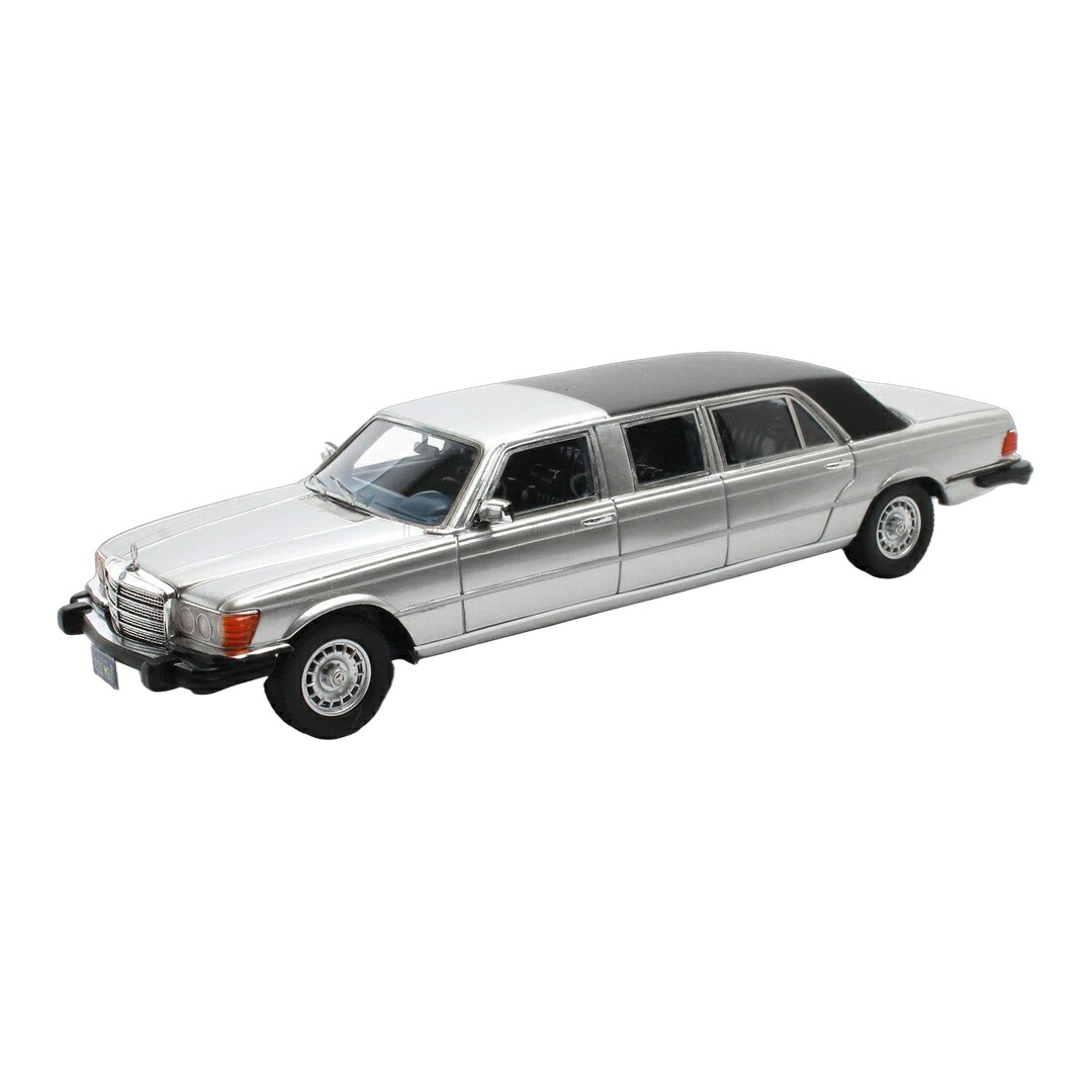 【取って置く】 Mercedes Benzメルセデスベンツ S-Class 450SEL 6.9 W116 リムジーン 1973 しろがね色 押さえる版 / Matrix 1/43 ミニカー