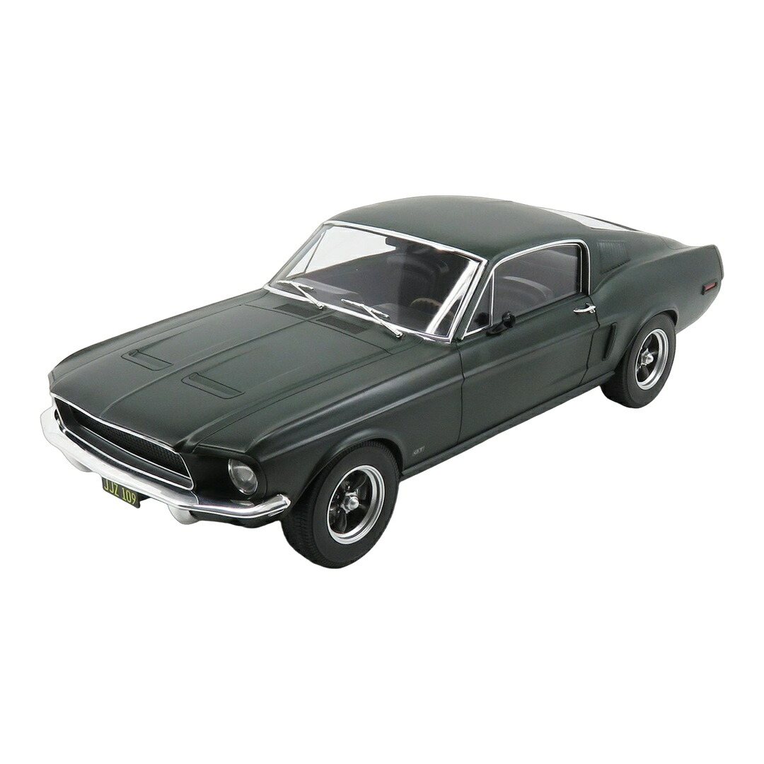 【取っておく】 Fordジェラルド・r・フォード Mustangマスタング ファストバック クーペ 1968 サテングリーンメタリック / Norev 1/12 ミニカー