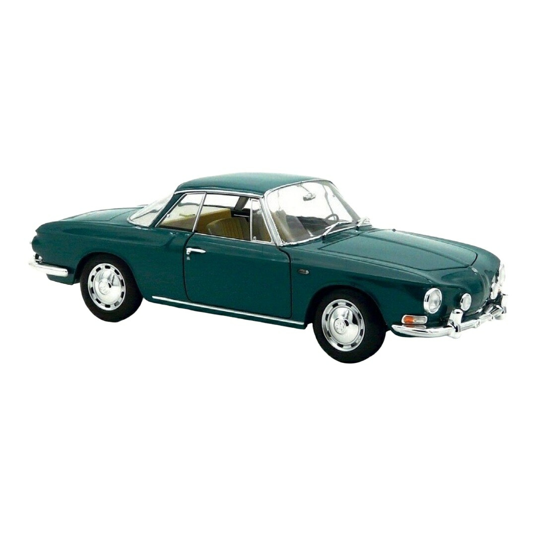 【取っておく】2026年発売予定を組む VWフォルクスワーゲン Karmann Ghiaカルマンギア Type 34 クーペ 1961 緑であること / Norev 1/18 ミニカー