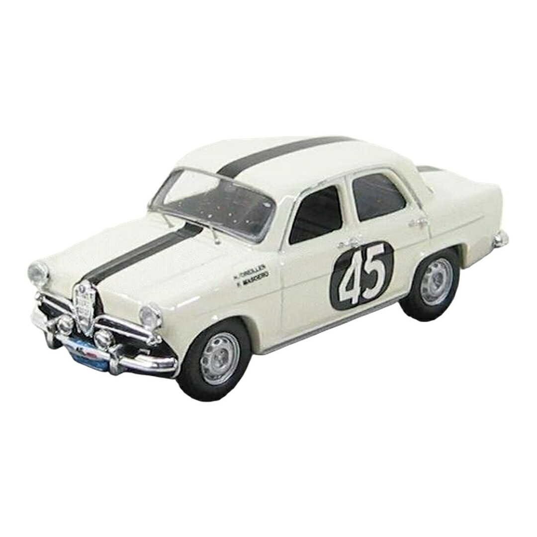 Alfa Romeoアルファロメオ Giulietta TI ラリー ツール・ド・フランス #45 H. OREILLER F. MASPERO 白いこと / Rio 1/43 ミニカー 車-乗り物のおもちゃ-ミニカー・トイカー