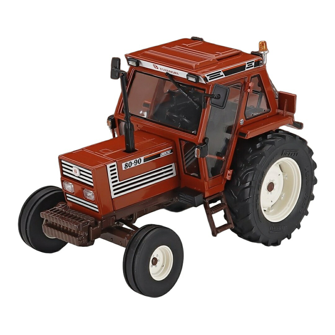 Fiat軍配 80-90 トラクタ Superconfort Cab 2WD 1997 赤銅色 500台制限事項 / ROS 1/32 ミニカー 農機ひな型