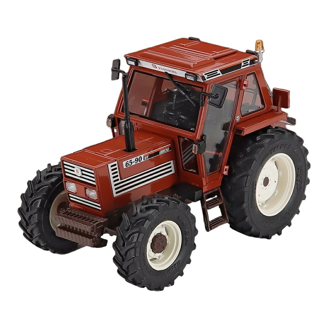 Fiat軍配 65-90 トラクタ Superconfort Cab 4WD 1997 赤銅色 500台制限事項 / ROS 1/32 ミニカー 農機ひな型