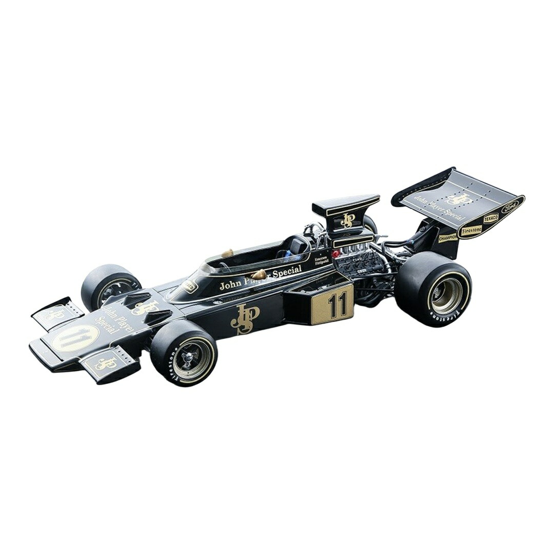 【取っておく】2026年発売予定を組む Lotus芙蓉 F1 72 #11 USA GP 1972 Dave Walker 黒いことゴールド 制限事項版 / Tecno 1/12 ミニカー