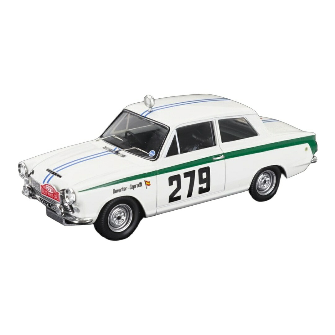 FORDフォード ENGLAND CORTINA LOTUSロータス 1964 No.279 RALLY MONTECARLO ESTANISLAO REVERTER 150台限定 / Trofeu 1/43 ミニカー