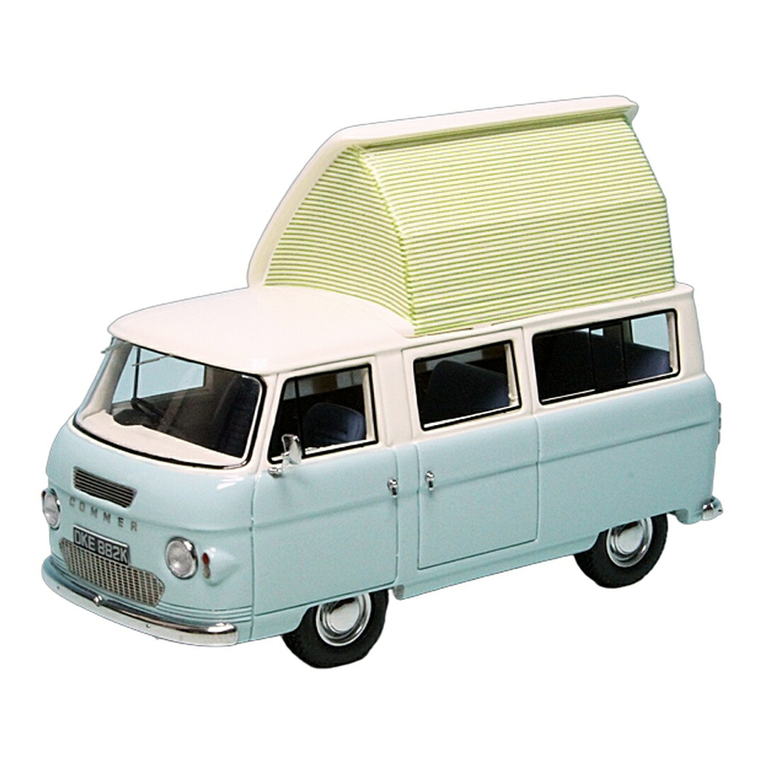 Commerコマー Dormobile Coaster 1972 Great Britain ともし火青み 333台押さえる / AutoCult 1/43 ミニカー