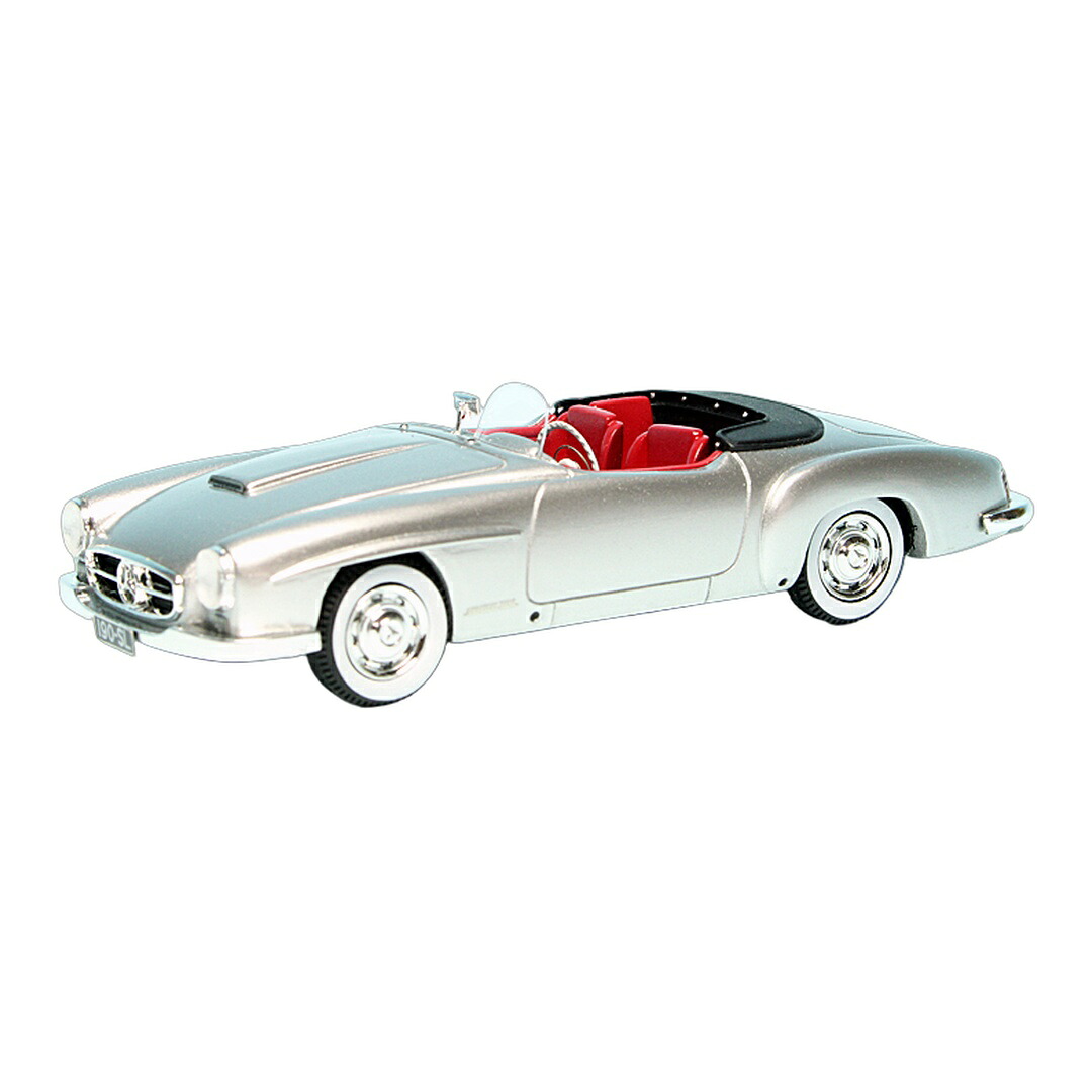 Mercedes Benzメルセデスベンツ 190SL Speedster W121 B II 1954 Germany しろがね色 333台押さえる / AutoCult 1/43 ミ