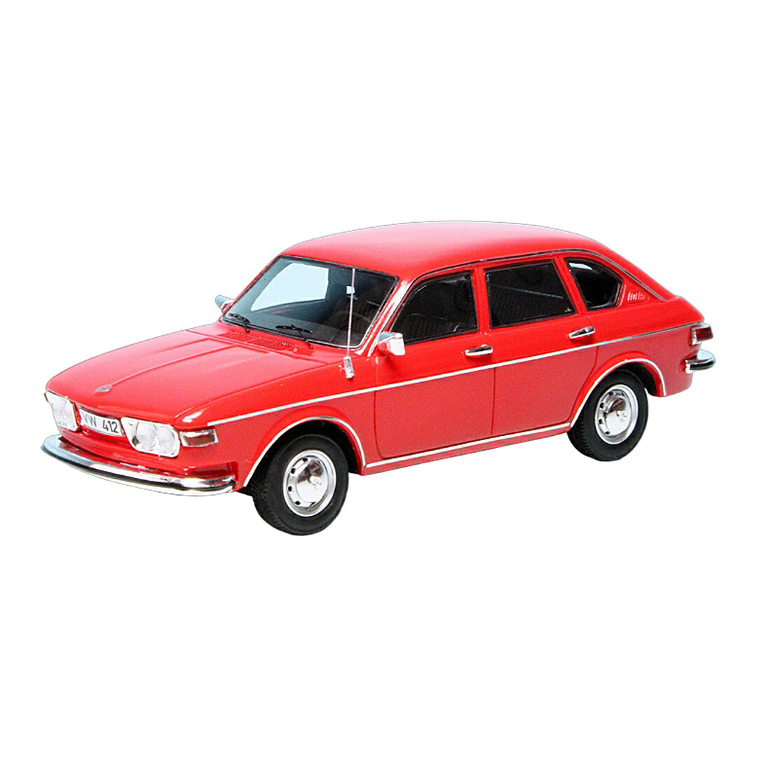 VWフォルクスワーゲン 412 LE Sedan 1973 Germany 赤いこと 333台押さえる / AutoCult 1/43 ミニカー