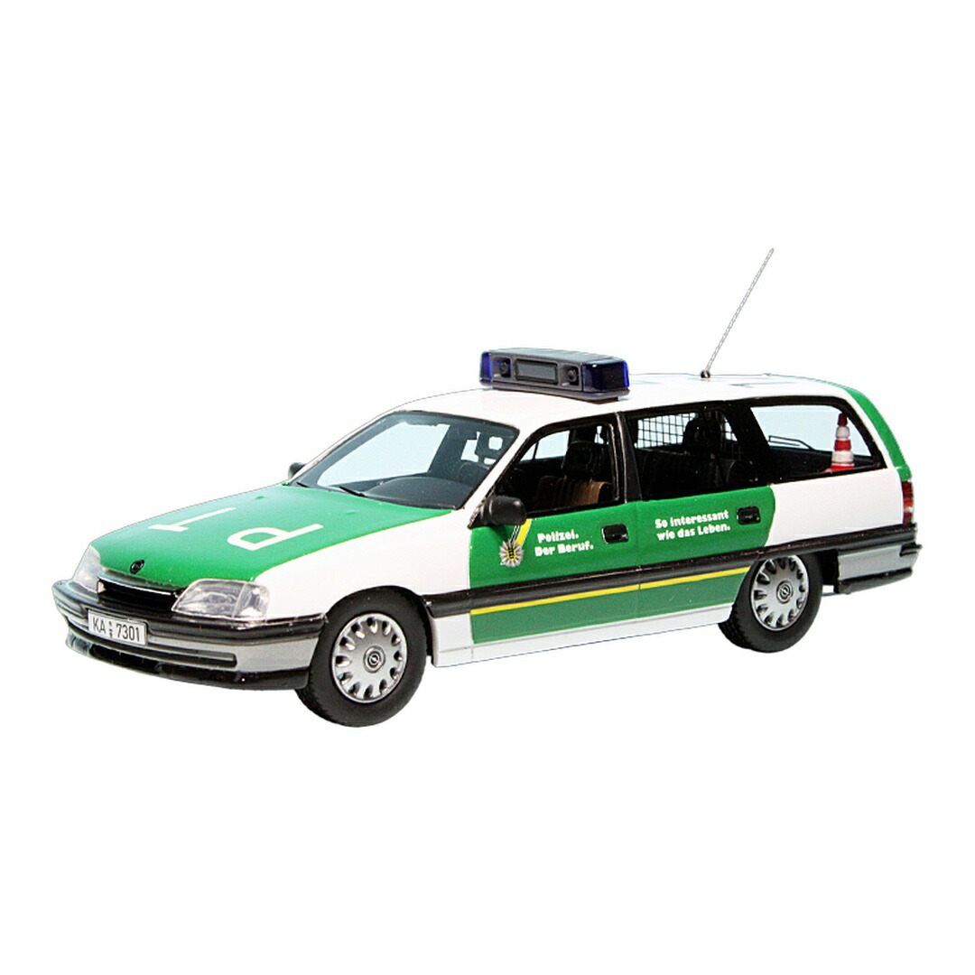 Opelオペル Omega A Caravan 1992 D Polizei Mannheim 75台押さえる / AutoCult 1/43 ミニカー