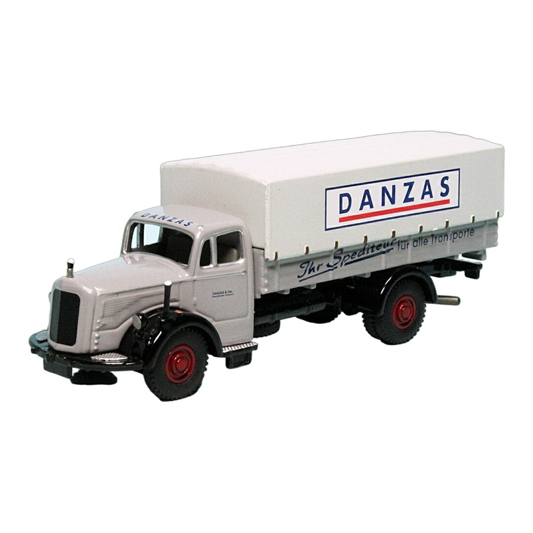 Mercedes Benzメルセデスベンツ L6600 プラットホーム/ターポリン Danzas Spedition 500台制限事項 / BUB 1/87 ミニカー おもちゃ-車