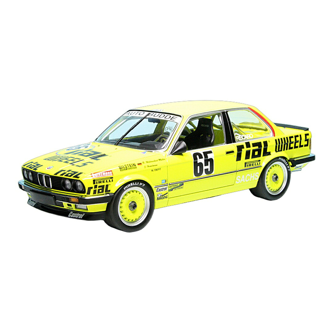 BMW 325i Coupe E30 スピード競技鉄道車両 rial Team Auto Budde 24h Nuerburgring 1986 黄色 350台制限事項 / Minicham