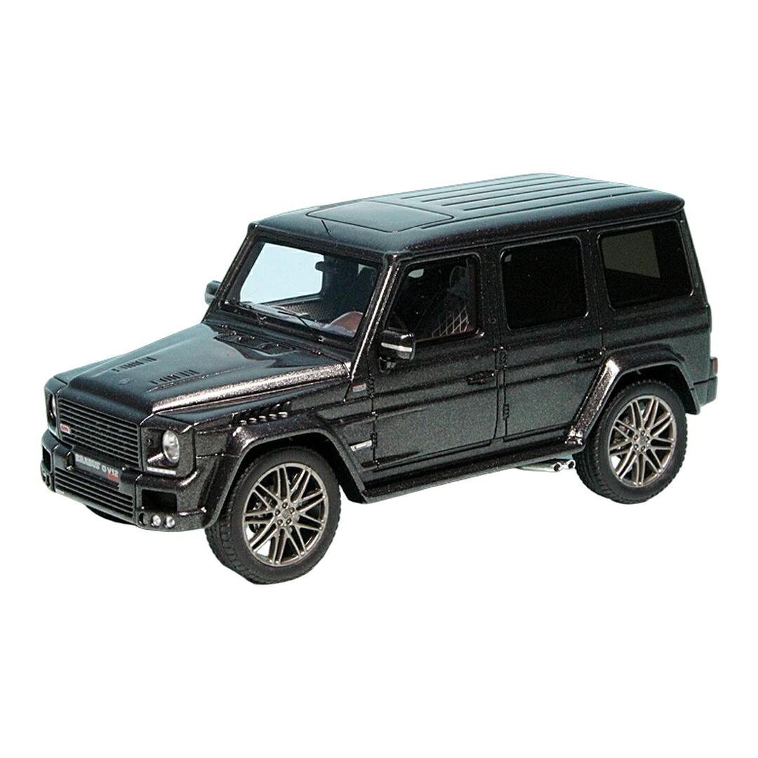 Mercedes Benzメルセデスベンツ Brabusブラジャー2階建てバス G V12 800 G-Class W463 2010 黒いこと 999台押さえる / Minichamps 1/43
